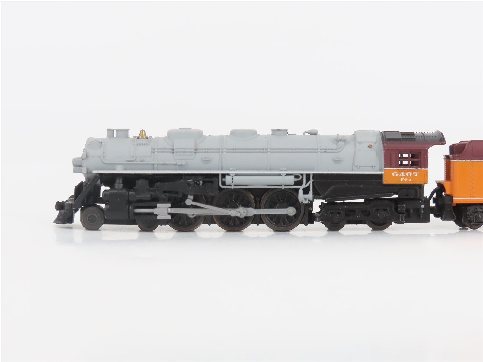 N Scale Con-Cor MILW Milwaukee Road 4-6-4 Steam Locomotive #6407