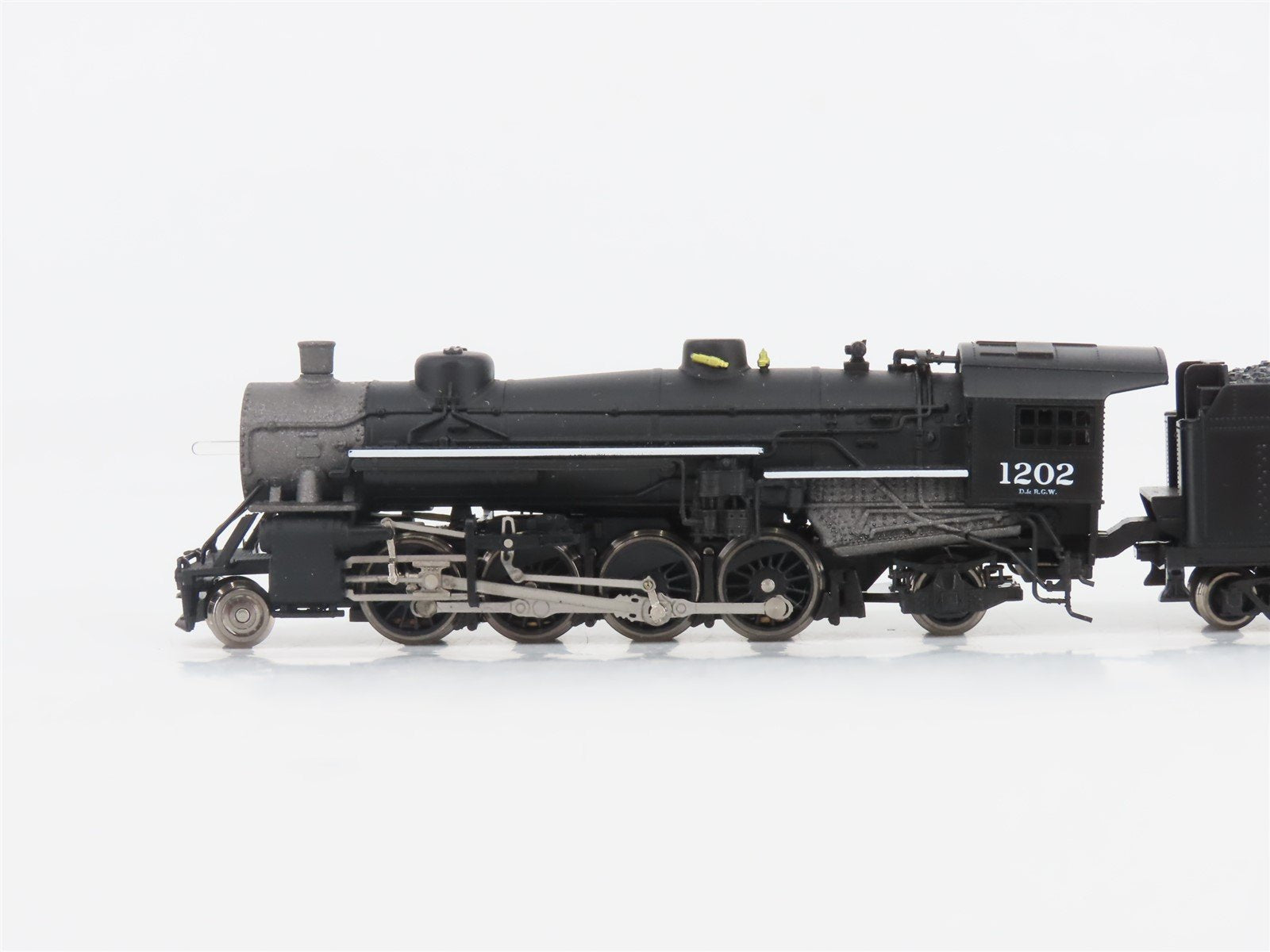 N Scale Model Power DRGW Rio Grande 2-8-2 Steam Locomotive #1202