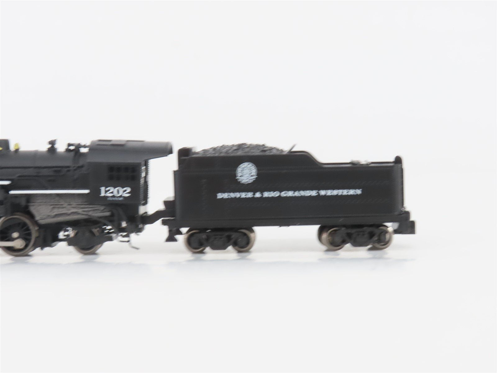 N Scale Model Power DRGW Rio Grande 2-8-2 Steam Locomotive #1202
