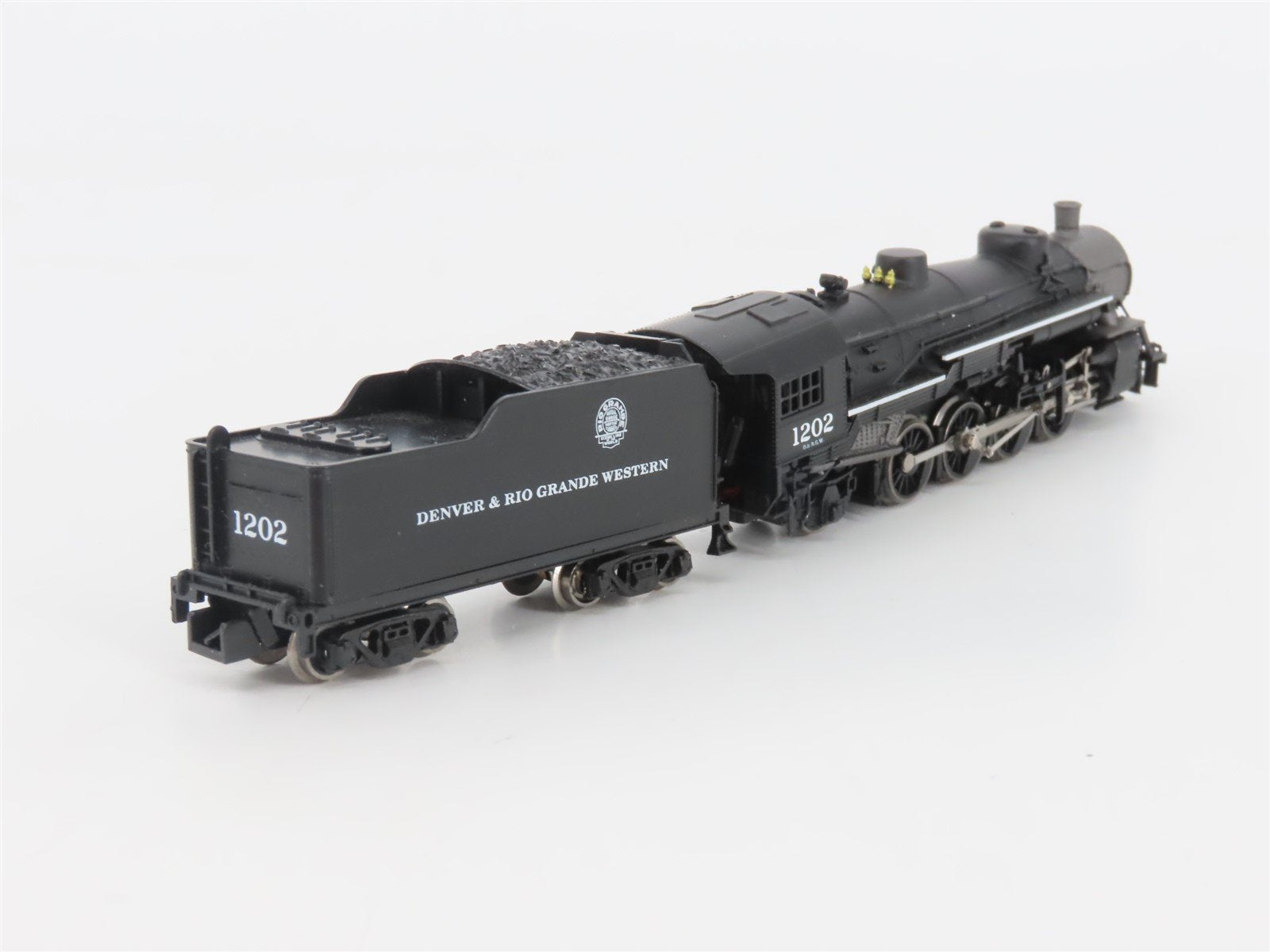 N Scale Model Power DRGW Rio Grande 2-8-2 Steam Locomotive #1202
