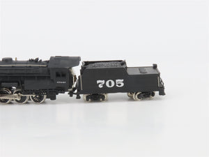 N Scale Bachmann ATSF Santa Fe 2-8-0 Steam Locomotive #705