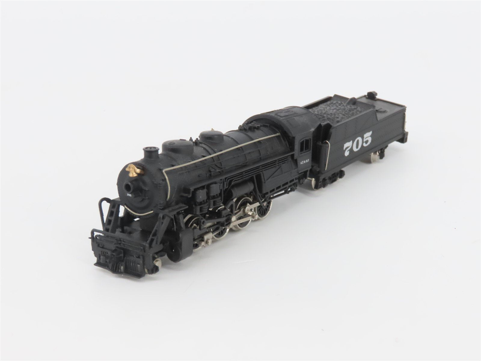 N Scale Bachmann ATSF Santa Fe 2-8-0 Steam Locomotive #705