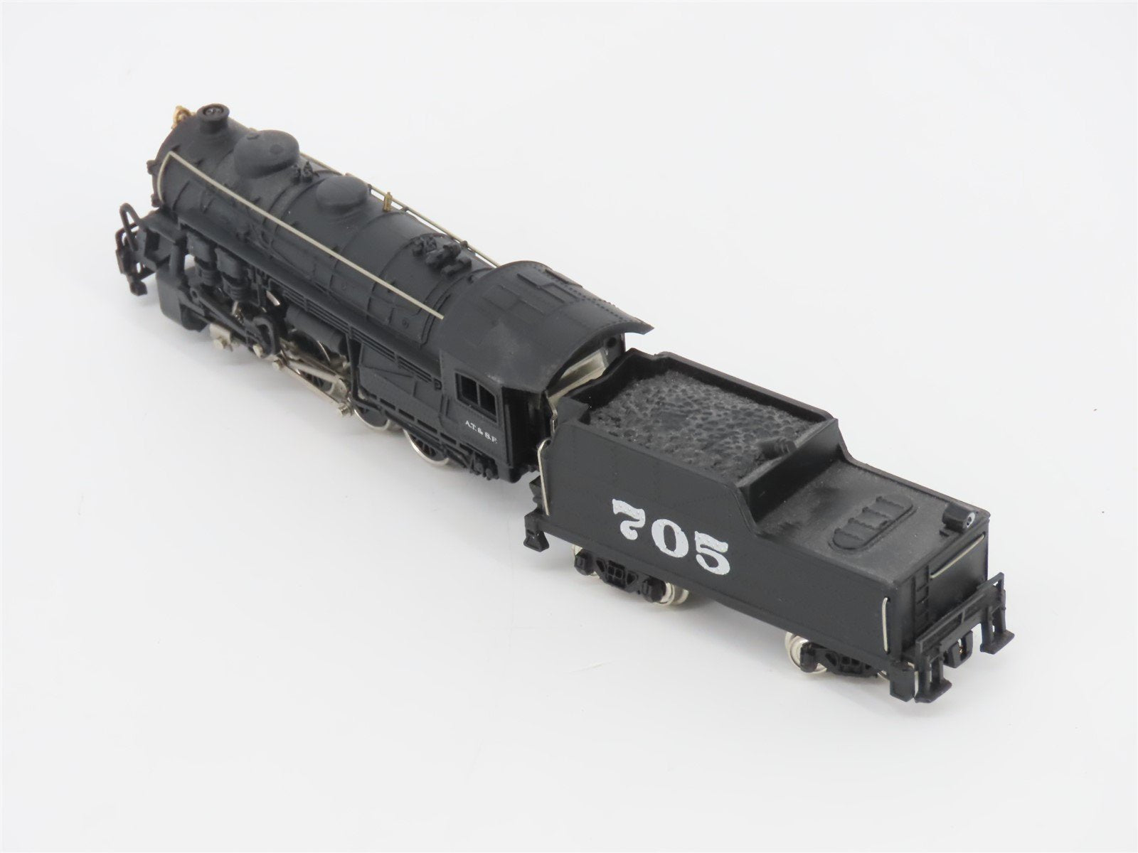 N Scale Bachmann ATSF Santa Fe 2-8-0 Steam Locomotive #705