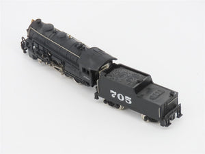N Scale Bachmann ATSF Santa Fe 2-8-0 Steam Locomotive #705