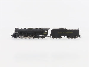N Scale Life-Like PM Pere Marquette 2-8-4 Steam Locomotive #1239