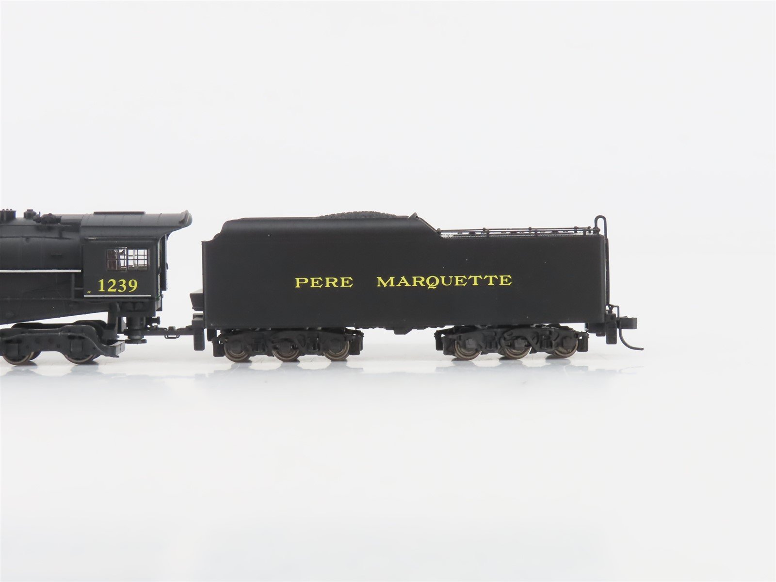 N Scale Life-Like PM Pere Marquette 2-8-4 Steam Locomotive #1239