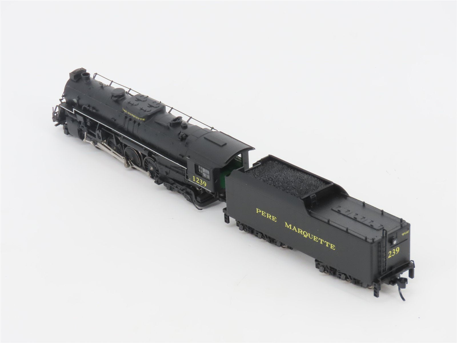 N Scale Life-Like PM Pere Marquette 2-8-4 Steam Locomotive #1239
