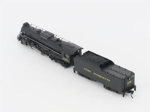 N Scale Life-Like PM Pere Marquette 2-8-4 Steam Locomotive #1239