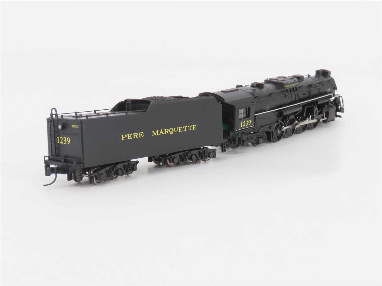 N Scale Life-Like PM Pere Marquette 2-8-4 Steam Locomotive #1239