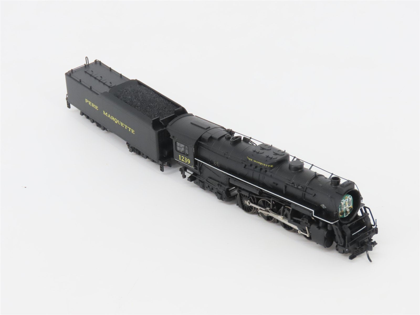 N Scale Life-Like PM Pere Marquette 2-8-4 Steam Locomotive #1239