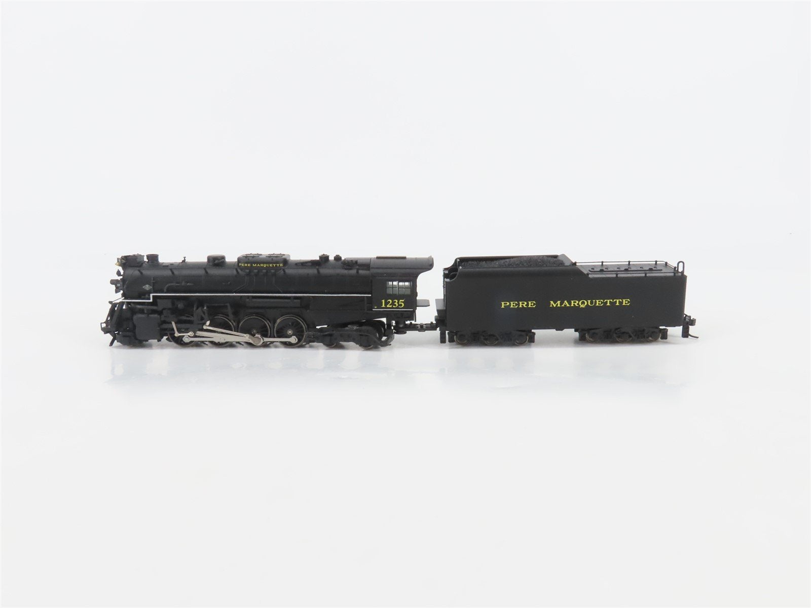 N Scale Life-Like PM Pere Marquette 2-8-4 Steam Locomotive #1235