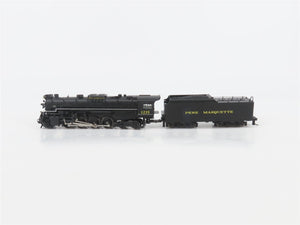 N Scale Life-Like PM Pere Marquette 2-8-4 Steam Locomotive #1235