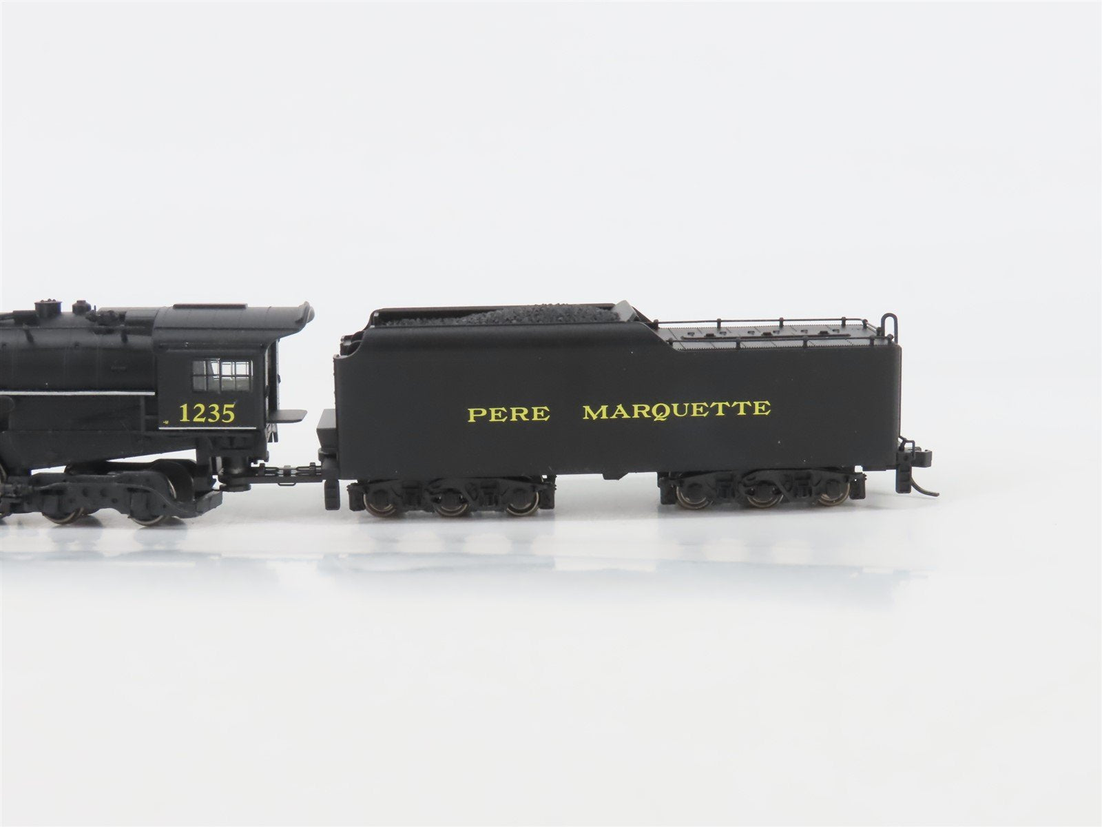 N Scale Life-Like PM Pere Marquette 2-8-4 Steam Locomotive #1235