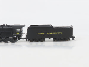 N Scale Life-Like PM Pere Marquette 2-8-4 Steam Locomotive #1235