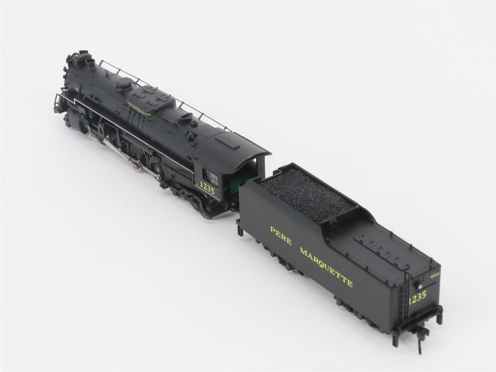 N Scale Life-Like PM Pere Marquette 2-8-4 Steam Locomotive #1235