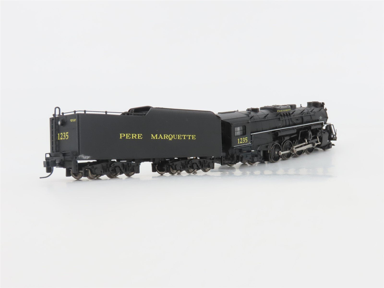 N Scale Life-Like PM Pere Marquette 2-8-4 Steam Locomotive #1235