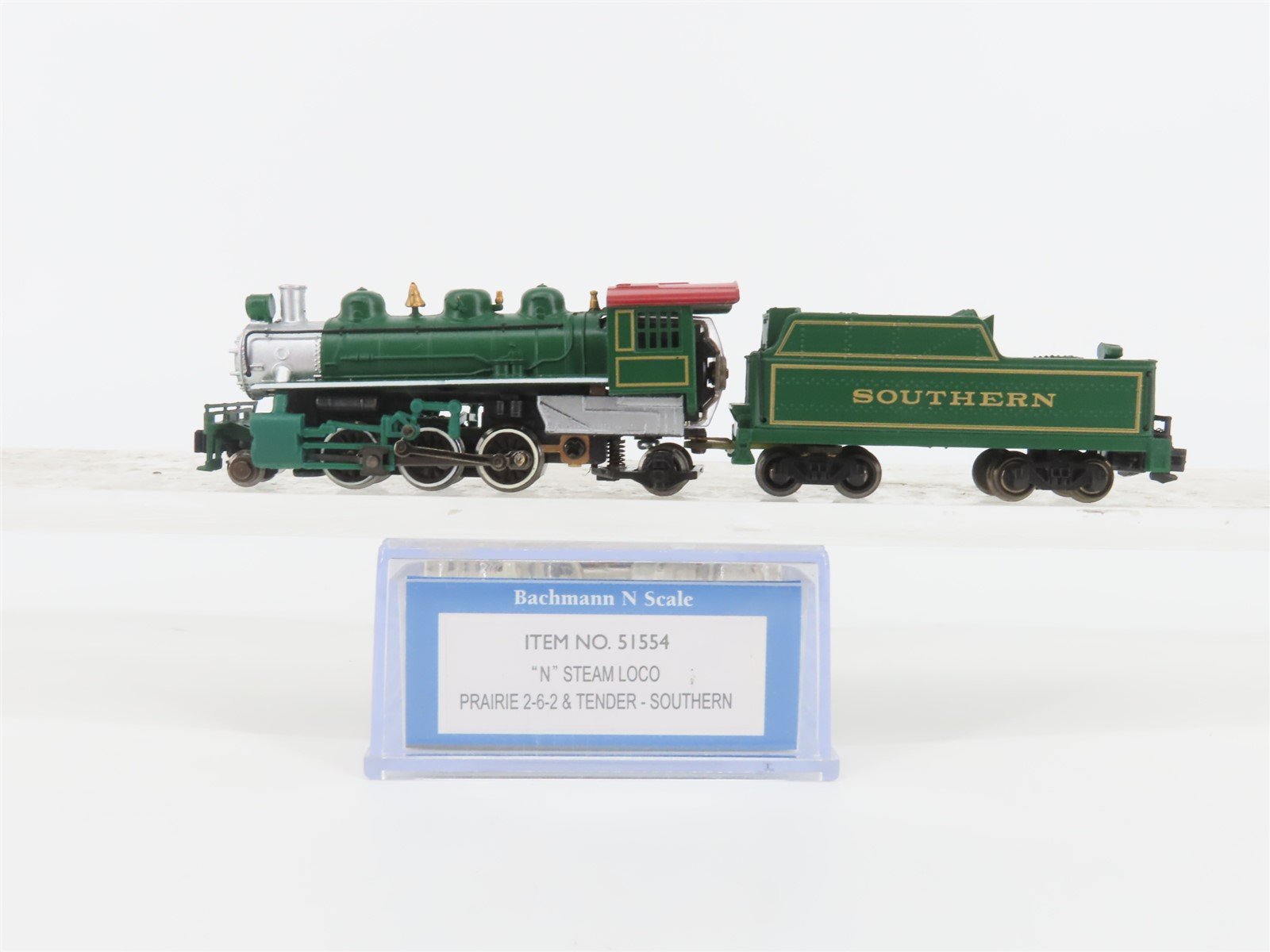 N Scale Bachmann 51554 Southern 2-6-2 Steam Locomotive