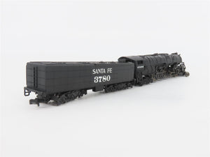 N Scale Bachmann 58052 ATSF Santa Fe 4-8-4 Steam Locomotive #3780