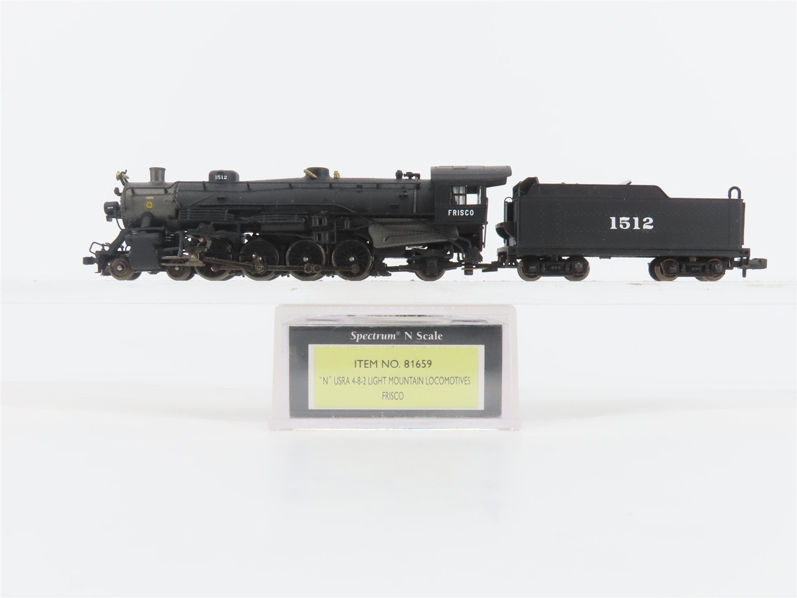 N Scale Bachmann 81659 SLSF Frisco 4-8-2 Steam Locomotive #1512