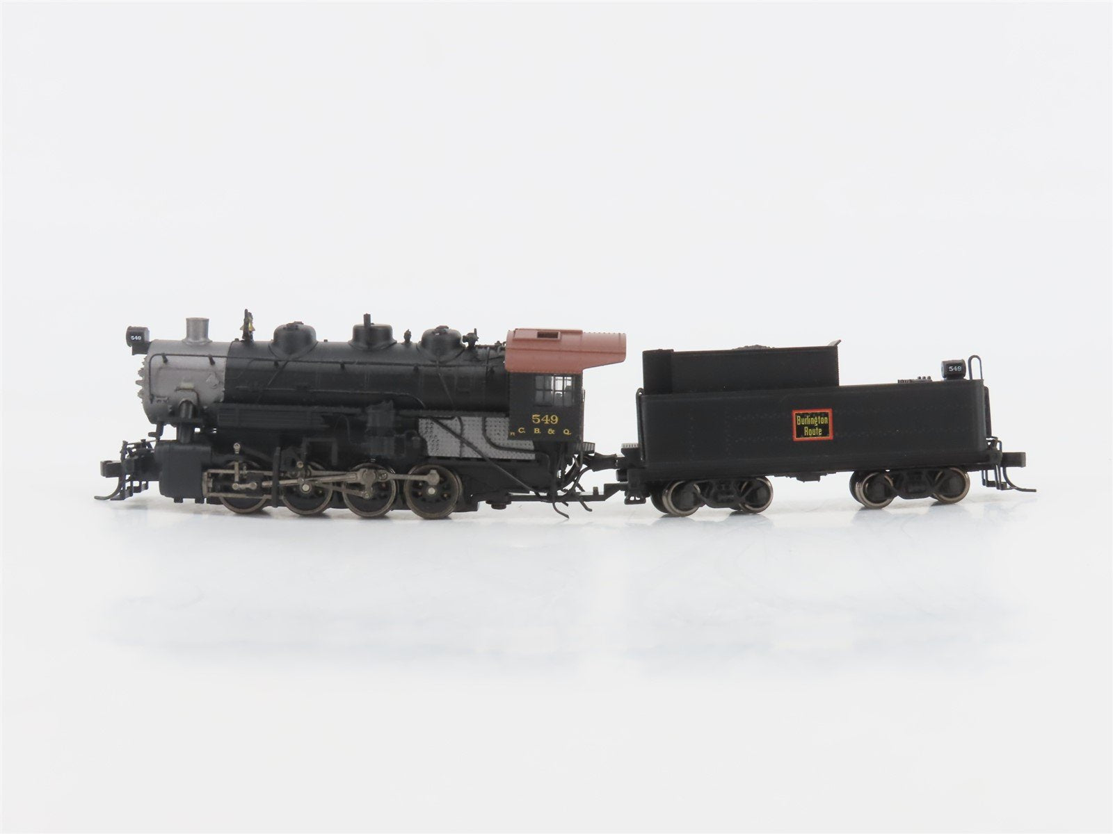 N Scale KATO CB&Q Burlington 0-8-0 Steam Locomotive #549