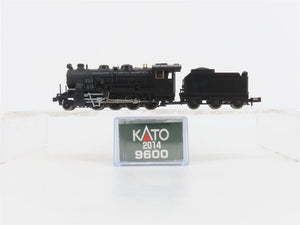 N Scale Kato 2014 Unlettered 2-8-0 9600 Steam Locomotive