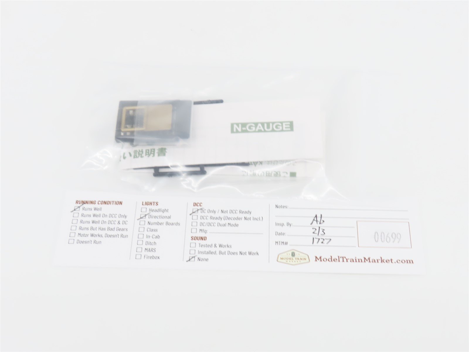 N Scale Kato 2014 Unlettered 2-8-0 9600 Steam Locomotive