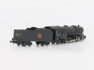 N Scale Kato 126-0106 CB&Q Burlington 2-8-2 Steam Locomotive #5514