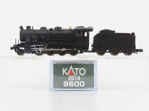 N Scale Kato 2014 Unlettered 2-8-0 9600 Steam Locomotive