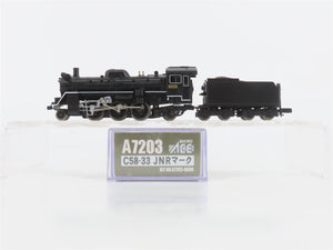 N Scale MicroAce A7203 JNR Railway 2-6-2 C58-33 Type Steam Locomotive