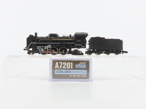 N Scale MicroAce A7201 JNR Railway 2-6-2 C58-363 Type Steam Locomotive
