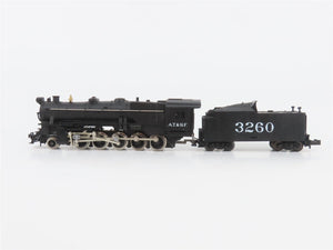 N Scale Trix ATSF Santa Fe 2-10-0 Steam Locomotive #3260
