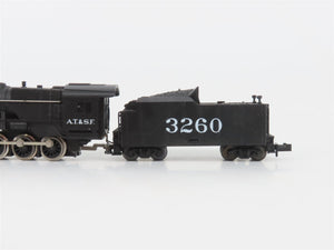 N Scale Trix ATSF Santa Fe 2-10-0 Steam Locomotive #3260