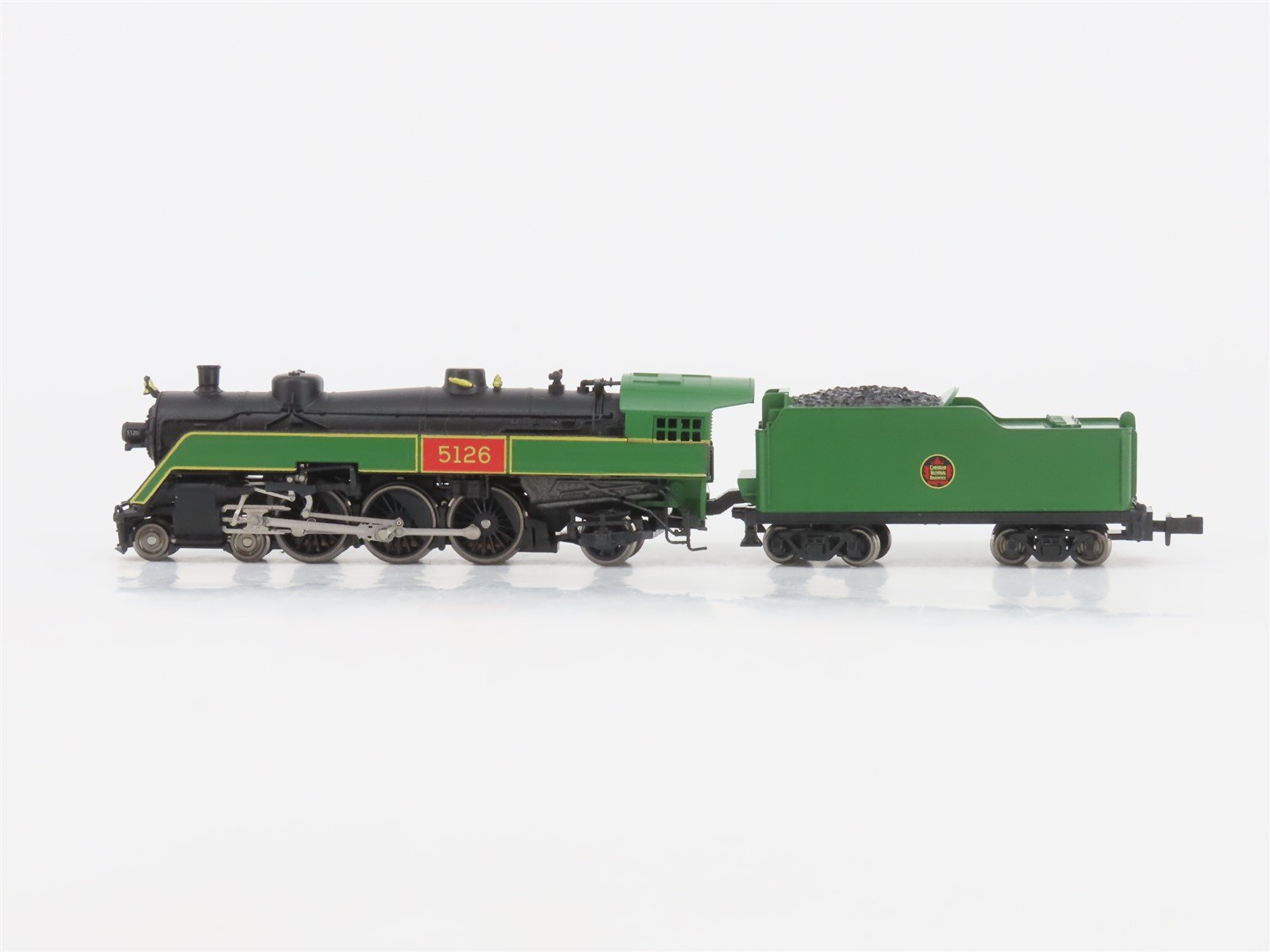 N Scale Model Power CN Canadian National 4-6-2 Steam Locomotive #5126