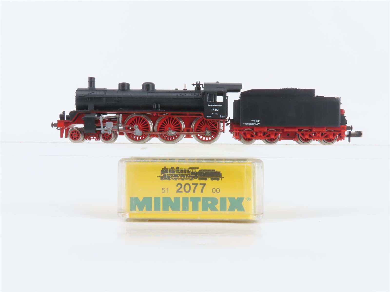 N Scale Minitrix 51207700 DR Deutsche Reichsbahn 4-6-0 Steam Loco #212