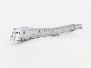 N Scale Con-Cor CBQ Burlington Pioneer Zephyr Diesel Passenger Set #9900
