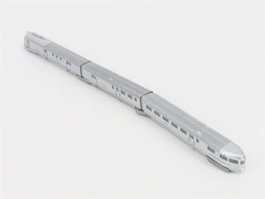 N Scale Con-Cor CBQ Burlington Pioneer Zephyr Diesel Passenger Set #9900