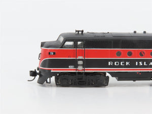 N Scale Intermountain RI Rock Island FTA Diesel Locomotive #73