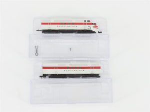 N Scale Intermountain CBQ Burlington FT A/B Diesel Locomotive Set