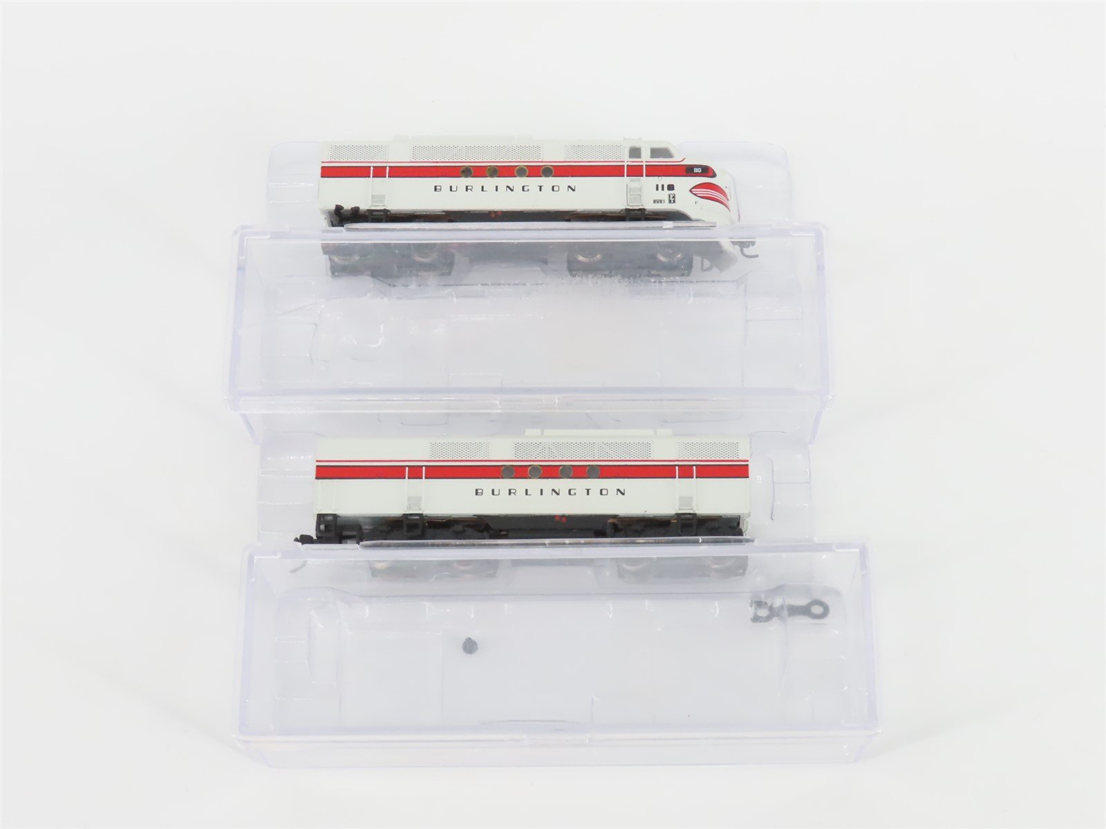 N Scale Intermountain CBQ Burlington FT A/B Diesel Locomotive Set