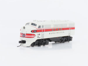 N Scale Intermountain CBQ Burlington FT A/B Diesel Locomotive Set