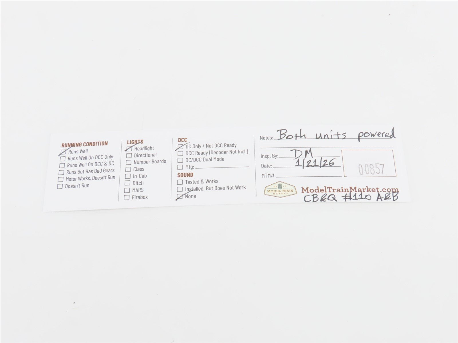 N Scale Intermountain CBQ Burlington FT A/B Diesel Locomotive Set