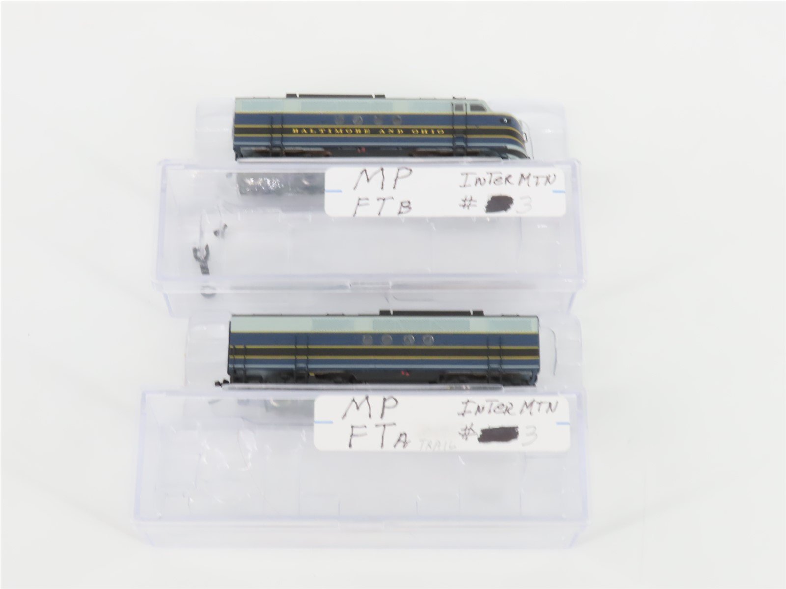 N Scale Intermountain B&O Baltimore & Ohio FT A/B Diesel Locomotive Set