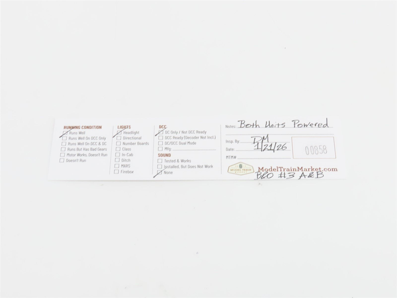 N Scale Intermountain B&O Baltimore & Ohio FT A/B Diesel Locomotive Set