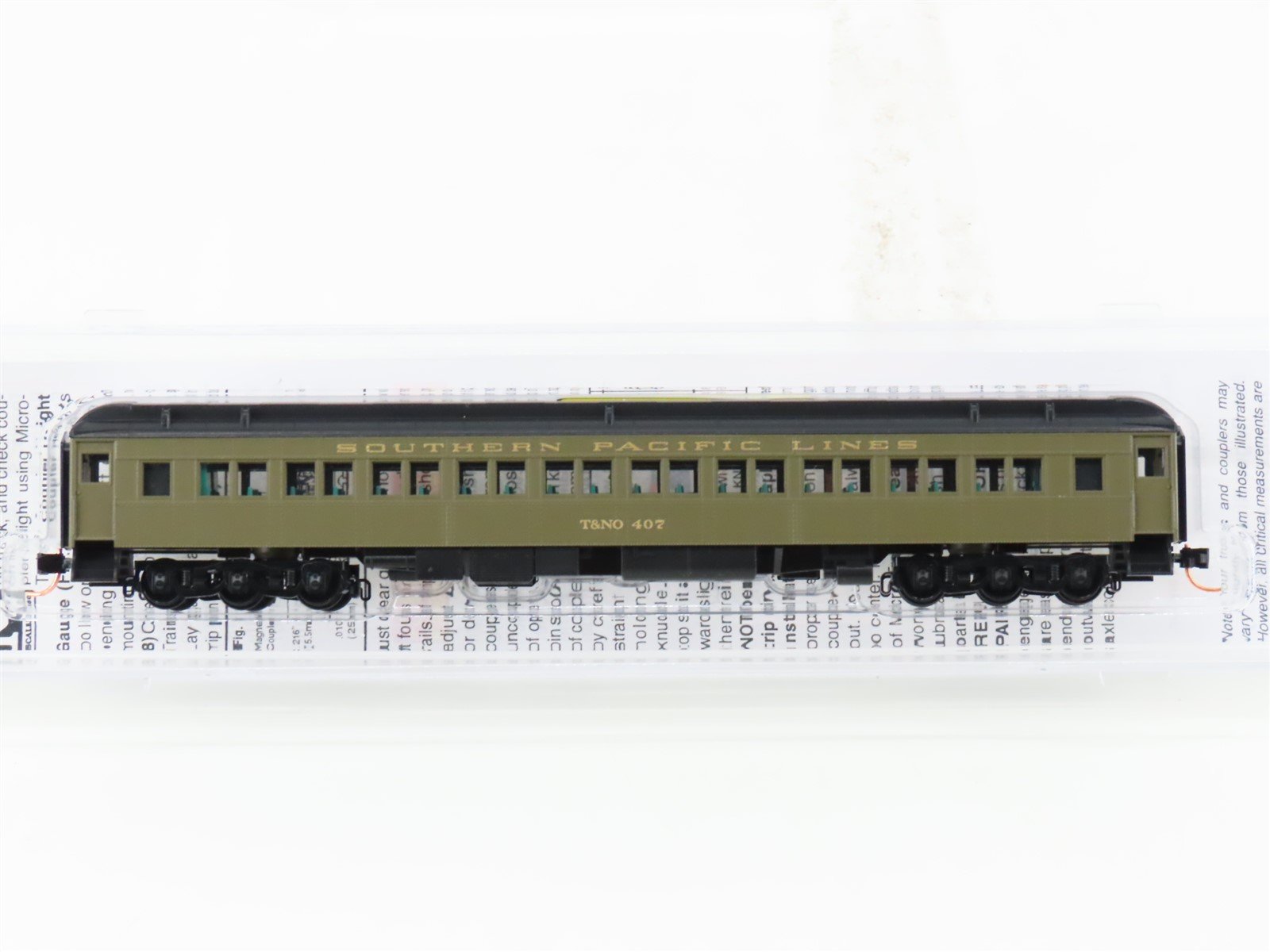 N Micro-Trains MTL 14500070 T&NO SP Southern Pacific 78' Coach Passenger #407