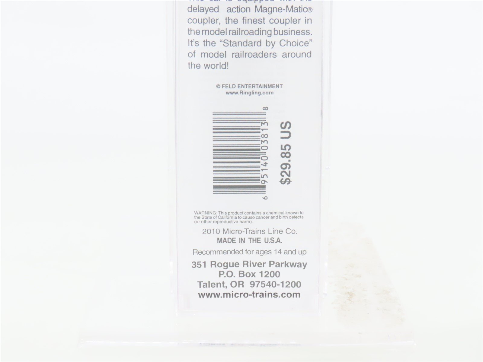 N Scale Micro-Trains Con-Cor 98500604 Ringling Bros Dining Passenger #60012