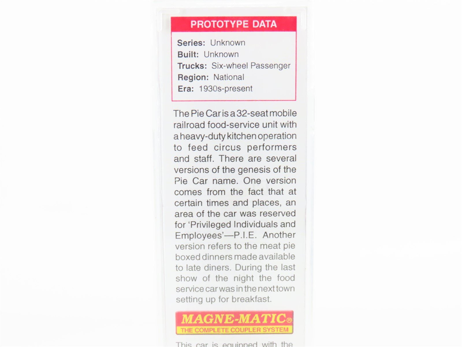 N Scale Micro-Trains Con-Cor 98500604 Ringling Bros Dining Passenger #60012