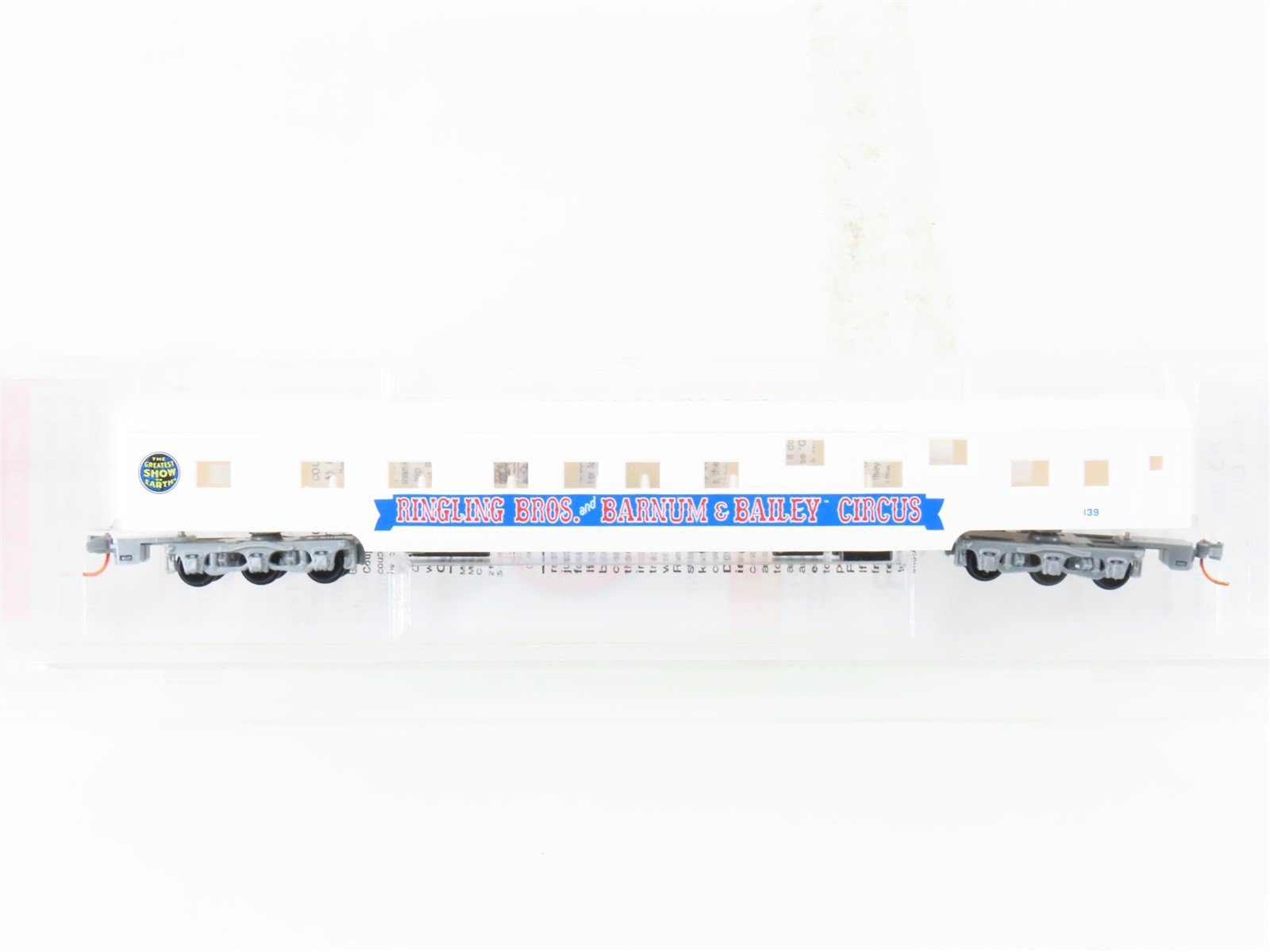 N Micro-Trains MTL Con-Cor 98552605 Ringling Bros Barnum & Bailey Passenger #139
