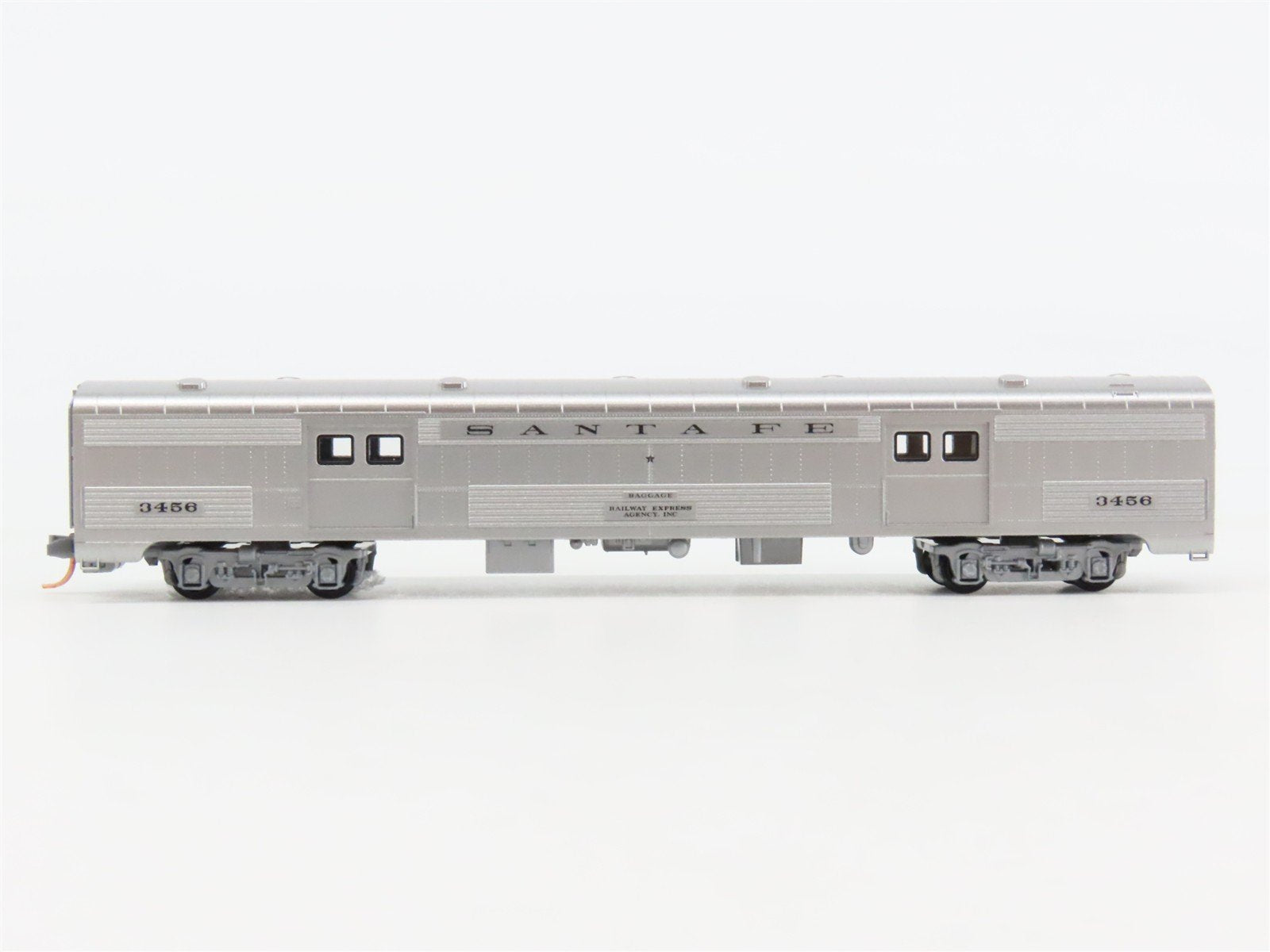 N Scale KATO ATSF Santa Fe Railway Express Agency Baggage Passenger Car #3456