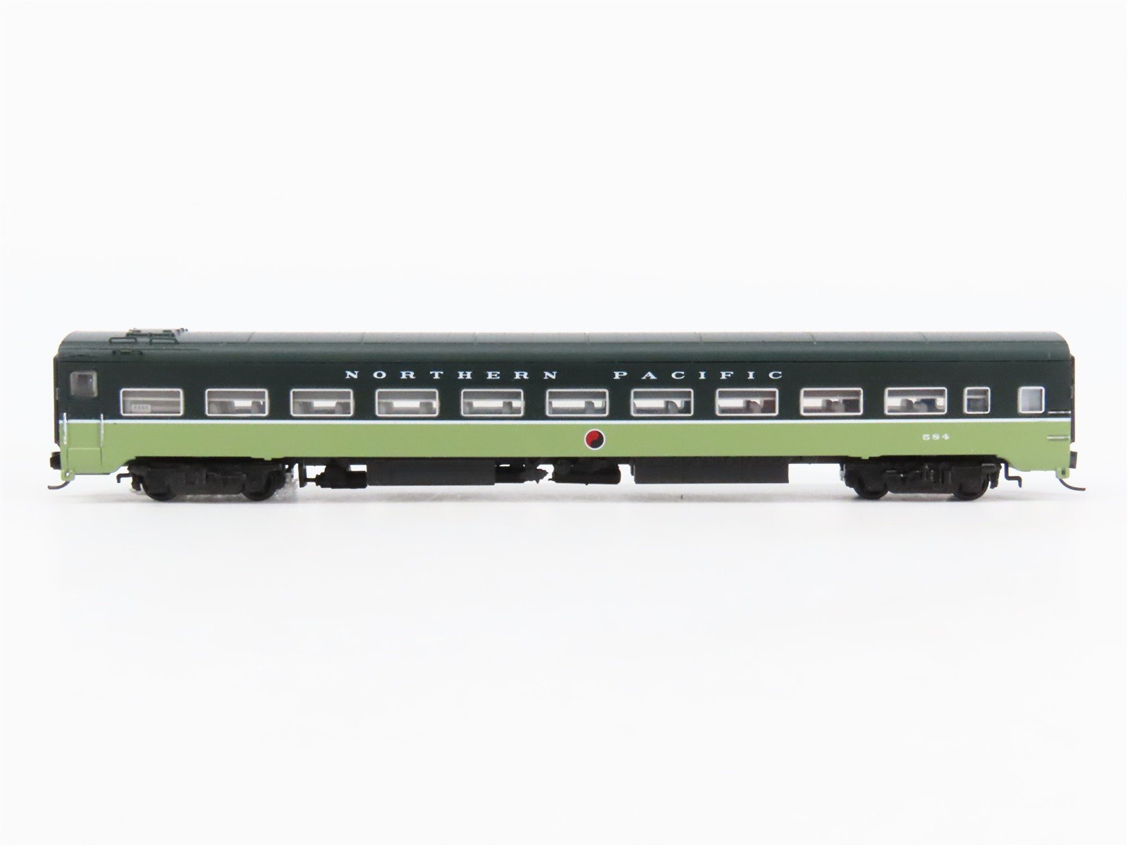 N Scale Rapido NP Northern Pacific Railroad Coach Passenger Car #584