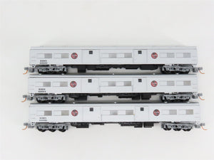 SET of 3 N Micro-Trains Con-Cor RBBX Ringling Bros & Barnum & Bailey Passengers